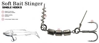 Molix Soft Bait Single Hook Stinger